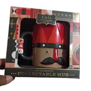 NEW! FAO Schwarz Nutcracker 20 oz. Mug Christmas Holiday New In Box